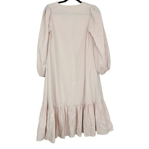 Aura Friend Zone Taupe Midi Dress Tan Women’s Size XS - Picture 4 of 9